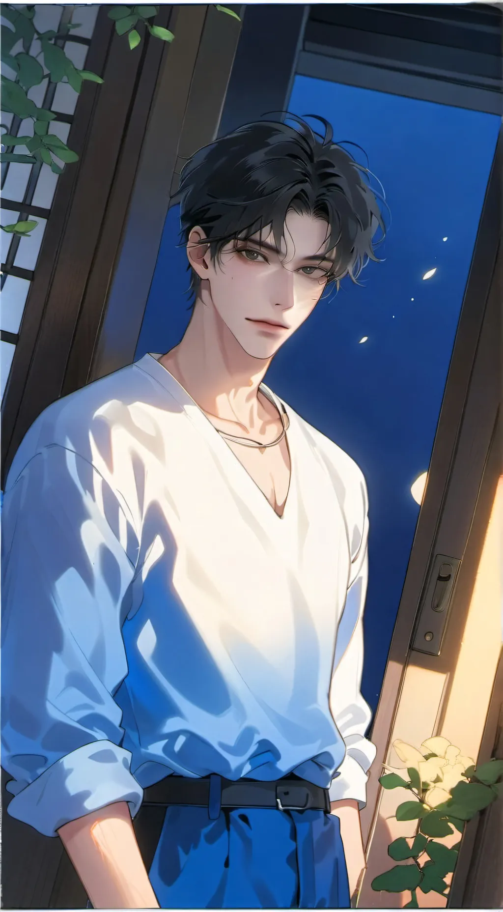 ai character: Steven  background