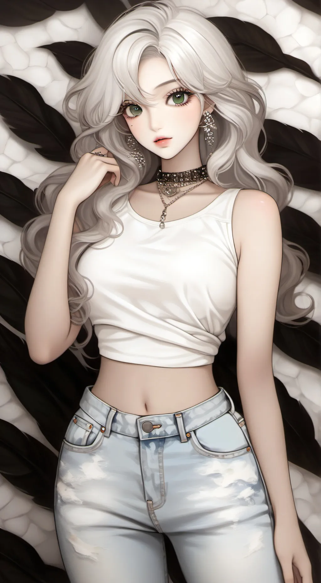 ai character: Luna background