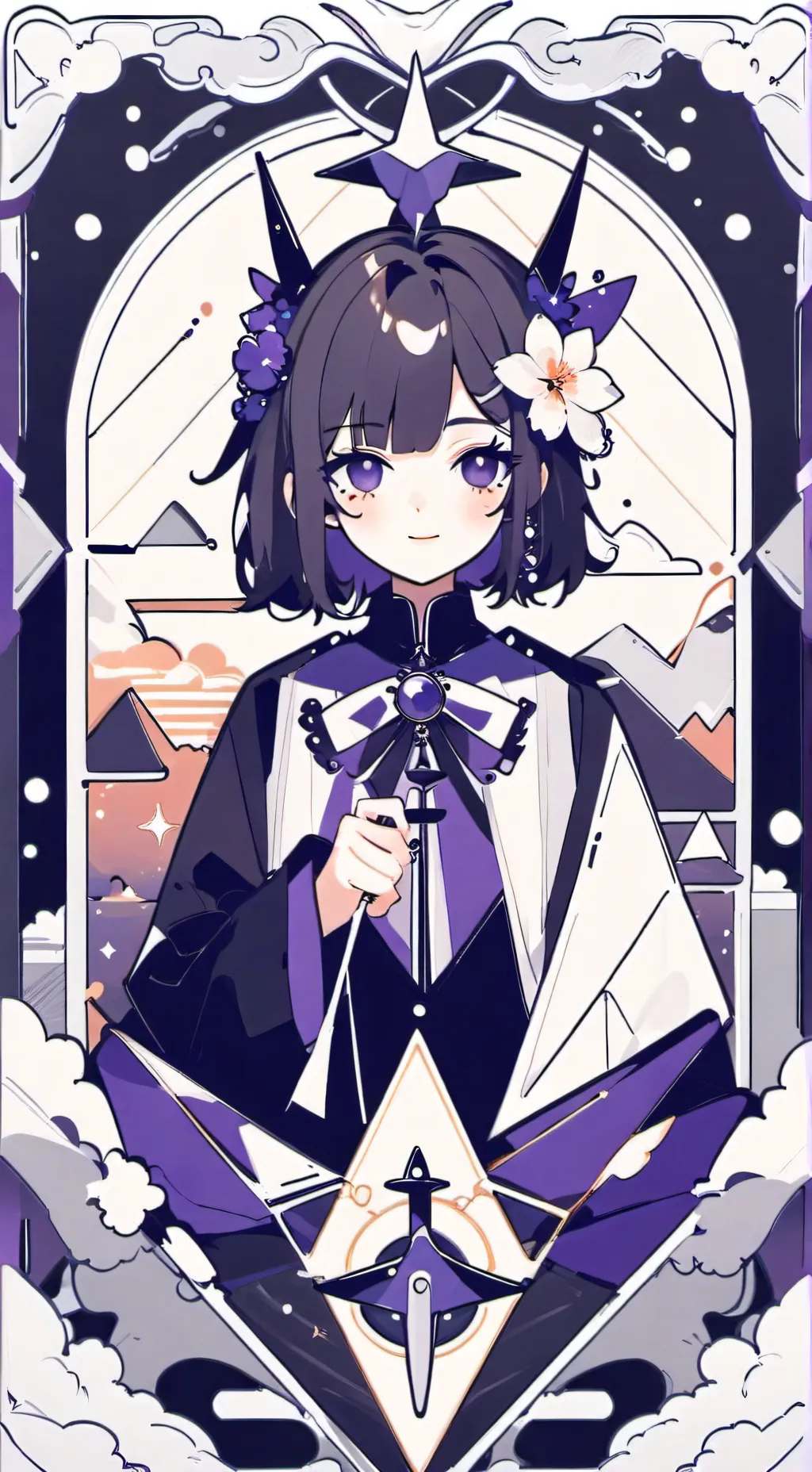 ai character: KNY FILME  background