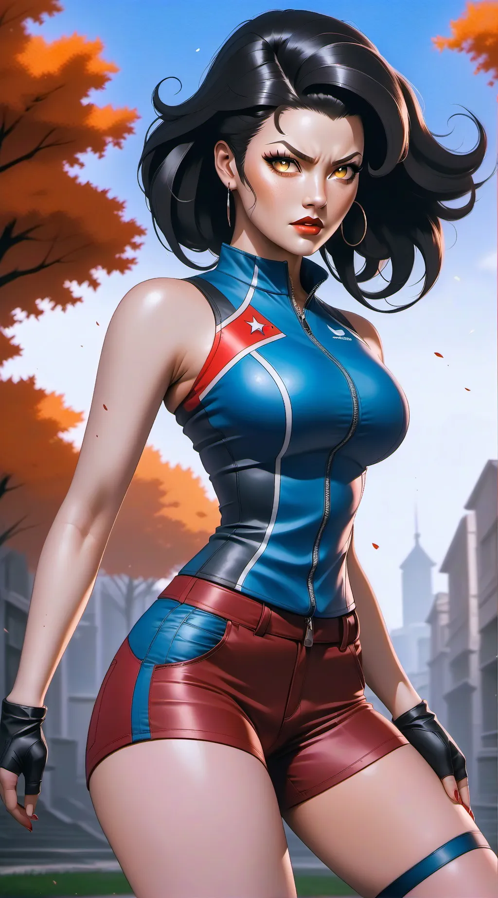 ai character: Сара background