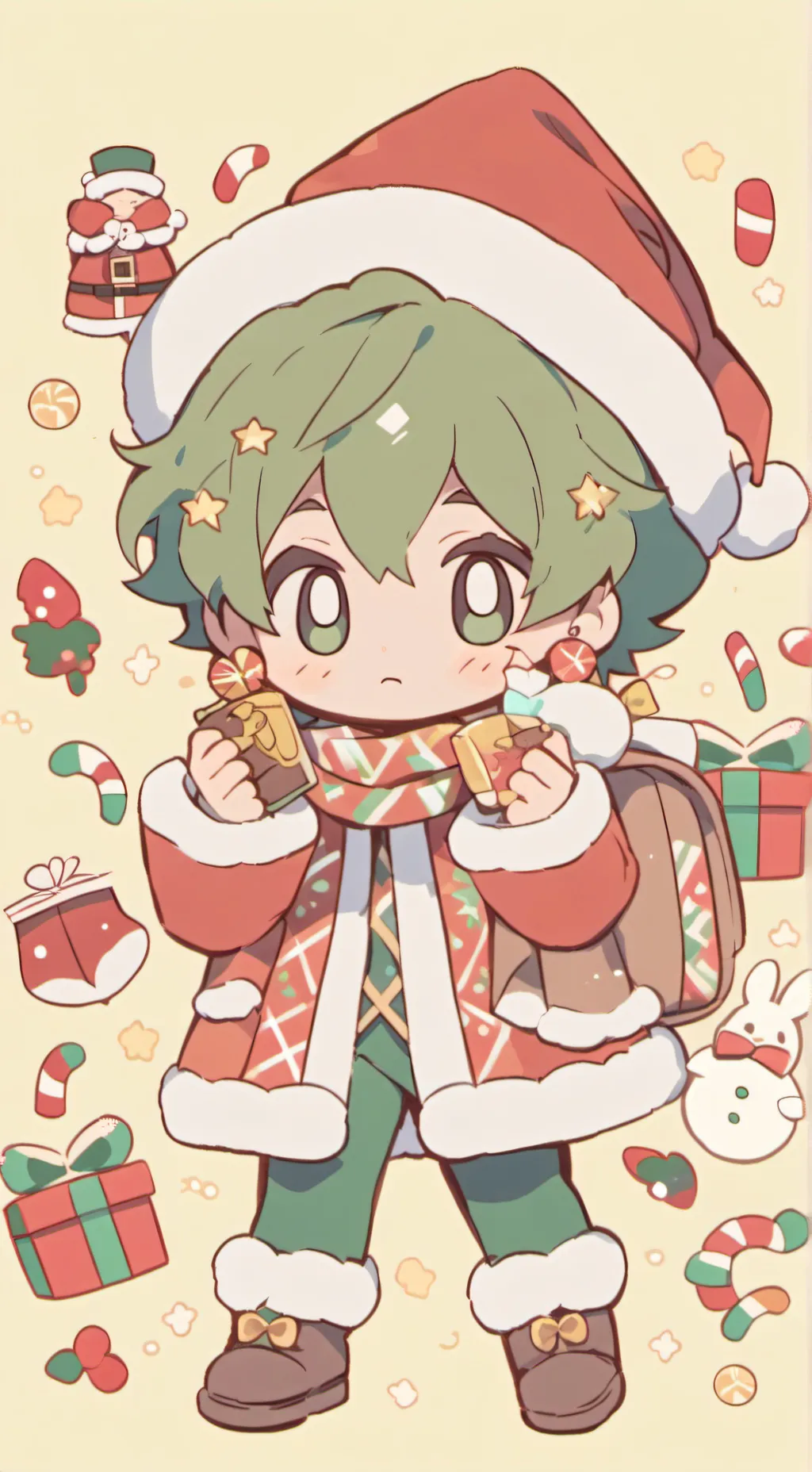 ai character: navidad mha background