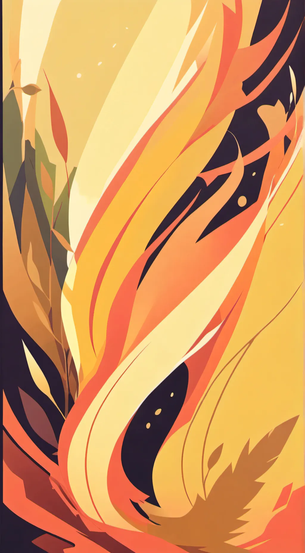 ai character: Firey background