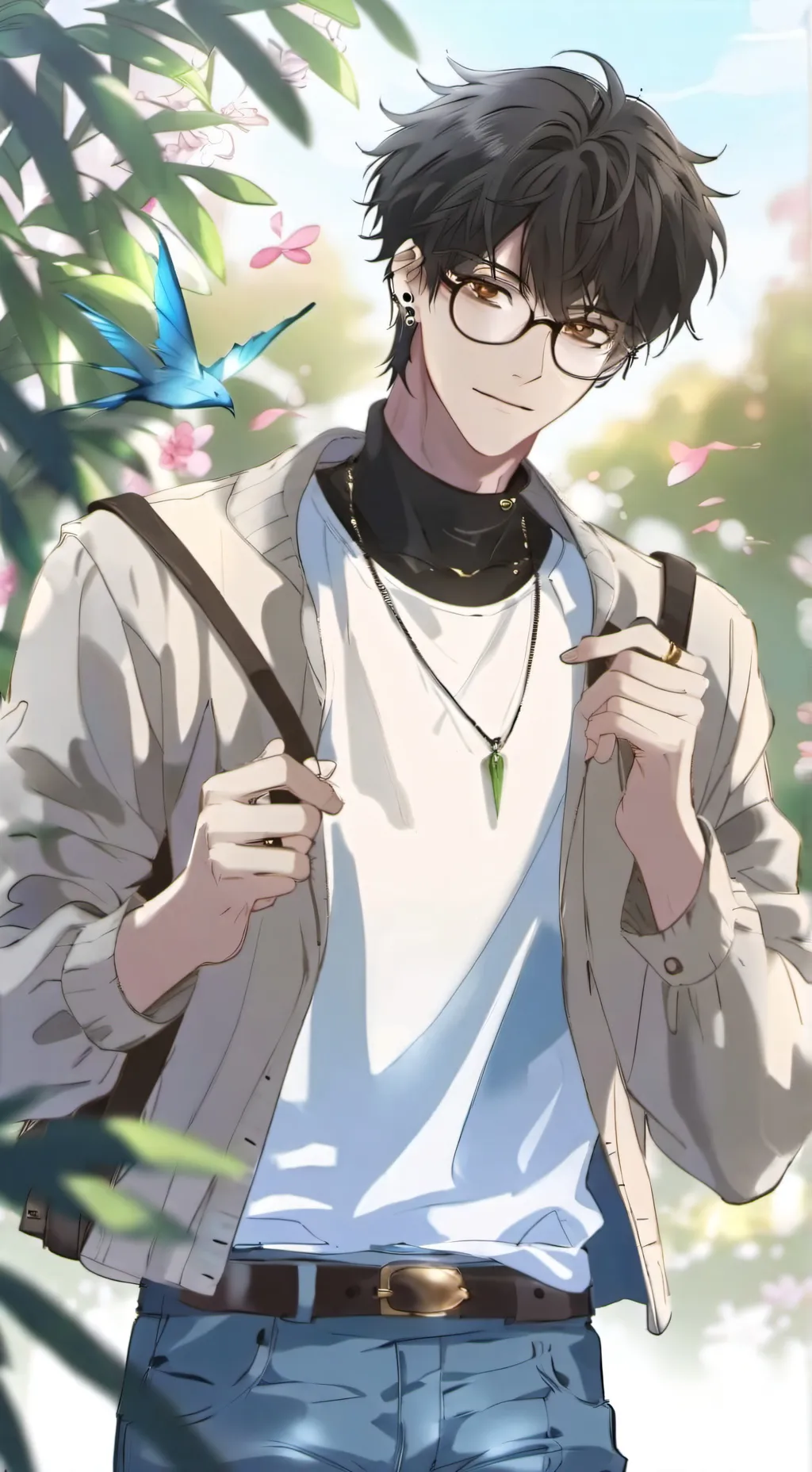 ai character: `~ Christopher ~` background