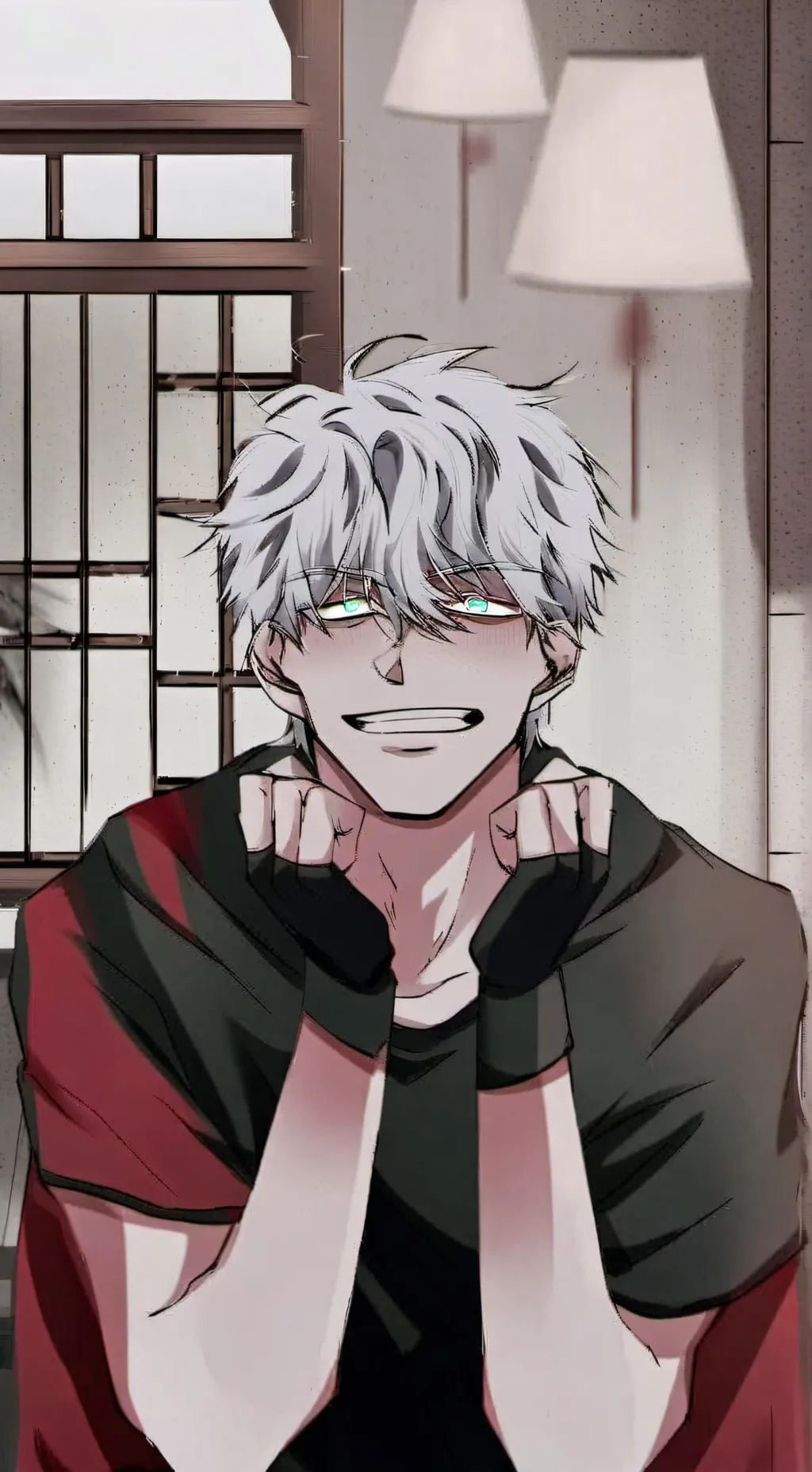 ai character: мел background