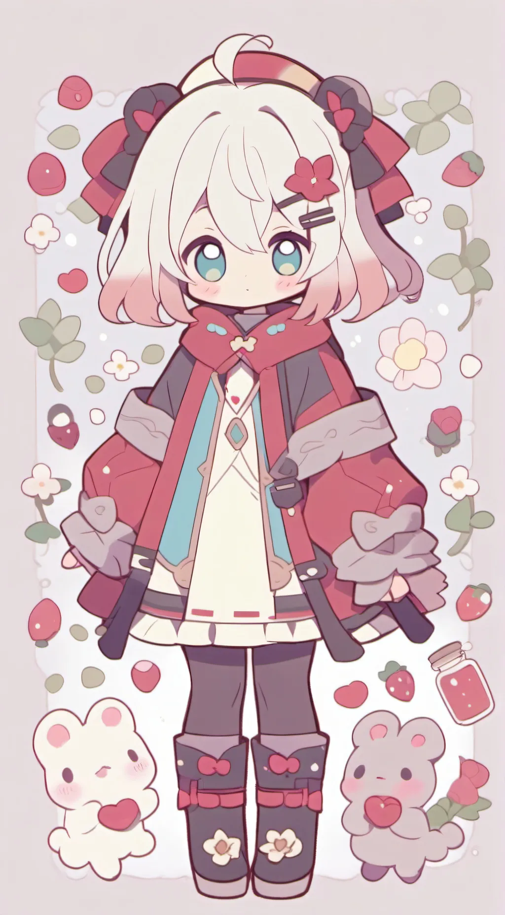 ai character: Md+My oc/Azure background