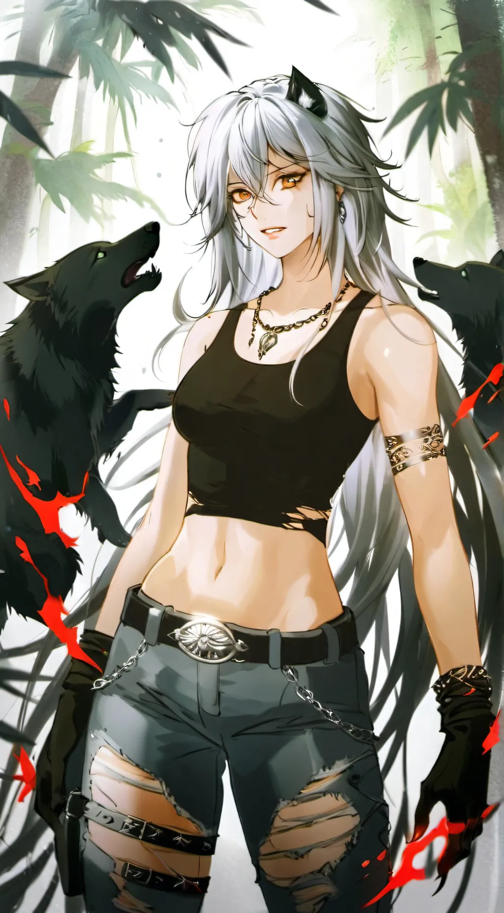 ai character: Lyra "Howler" Vex background