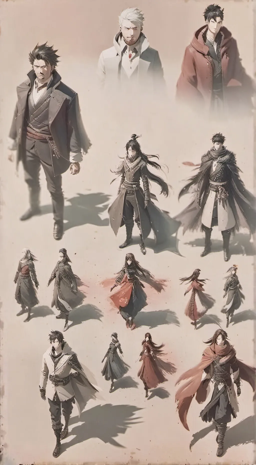 ai character: za 8 world leaders background