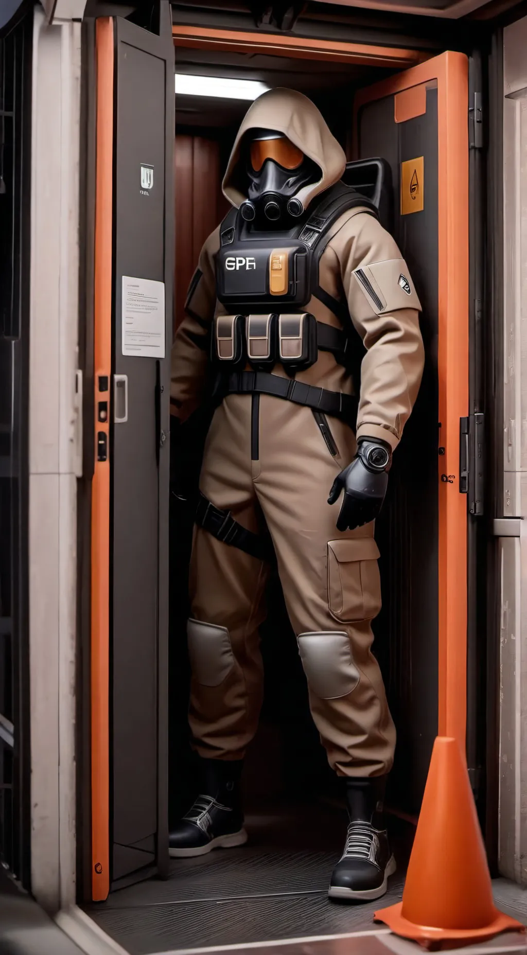 ai character: SCP FOUNDATION  background