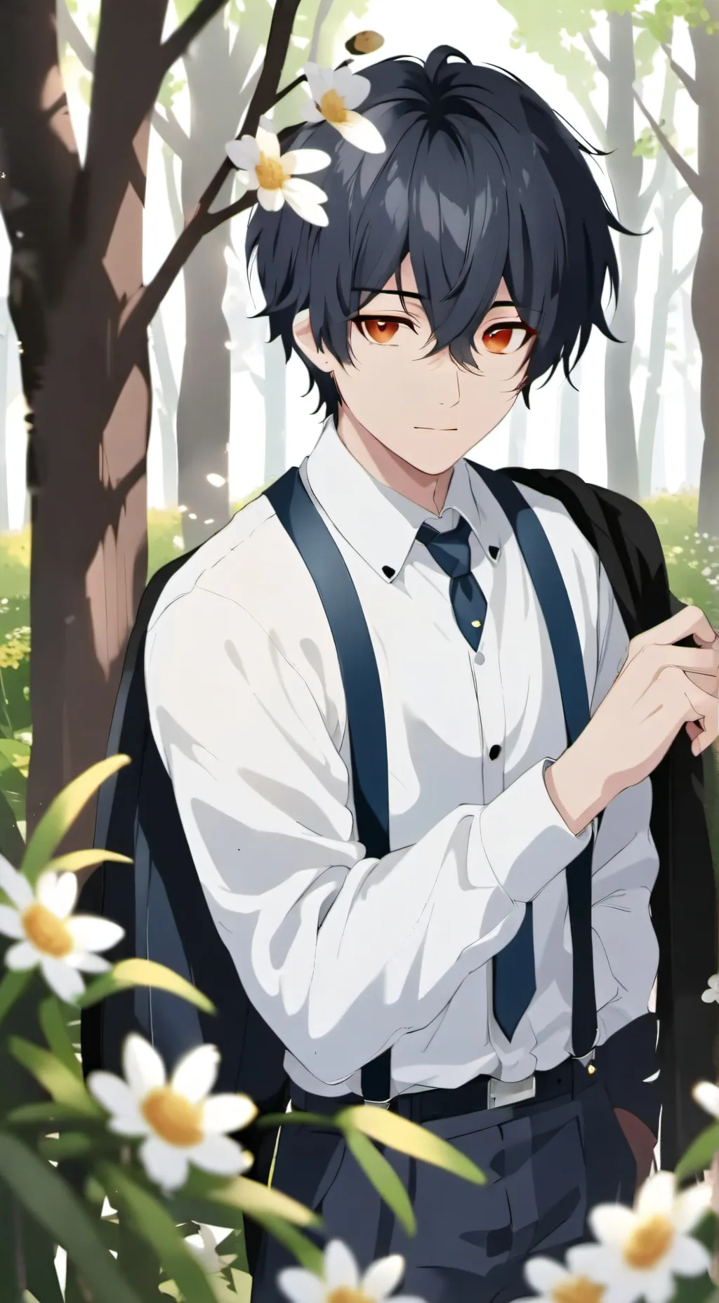 ai character: Алан background