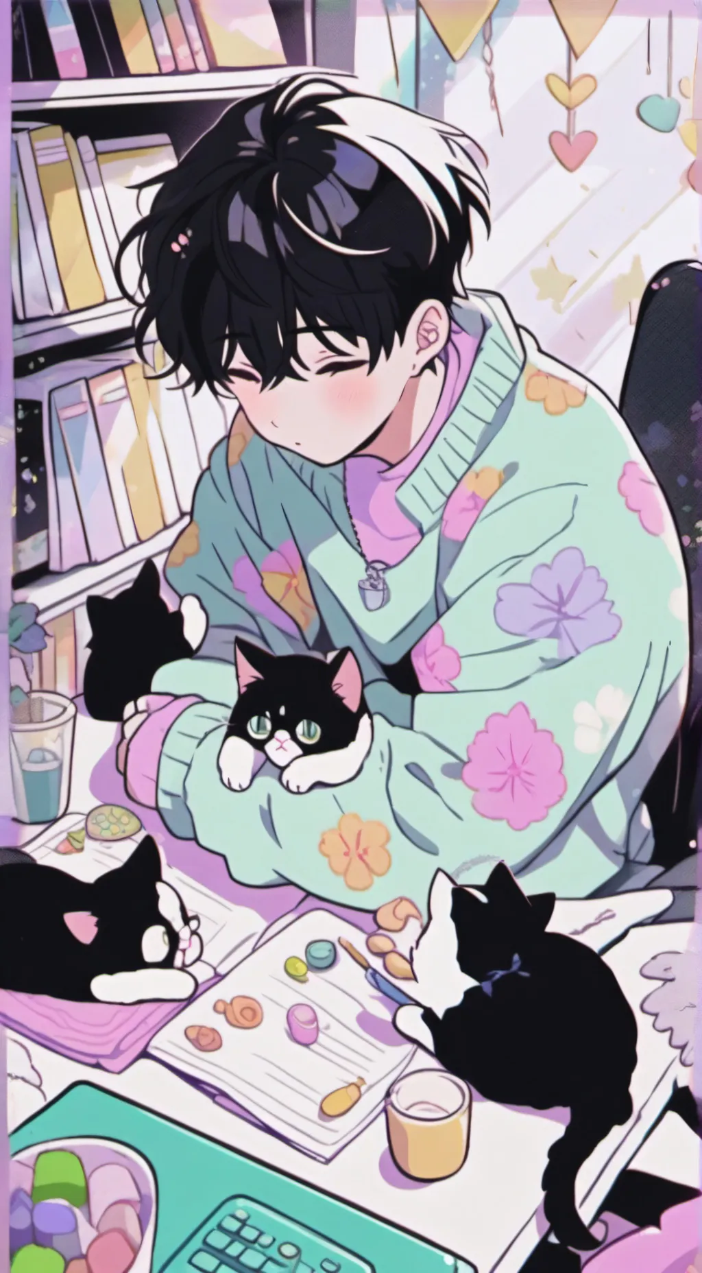 ai character: persona chill background