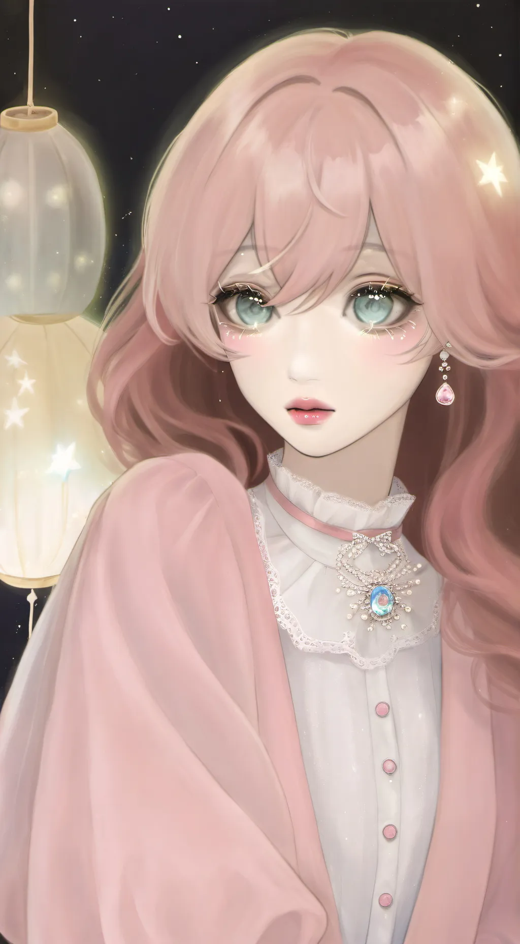 ai character: Rose background