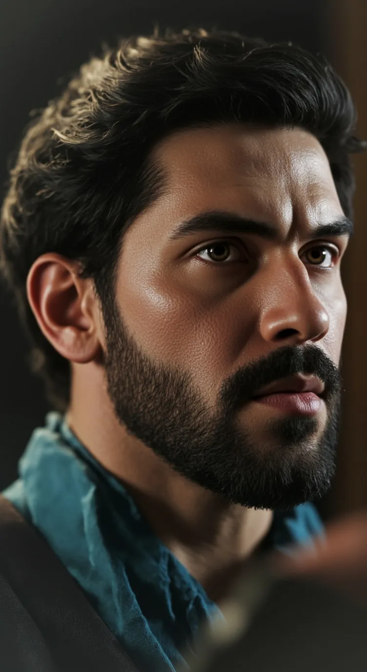 ai character: man  background