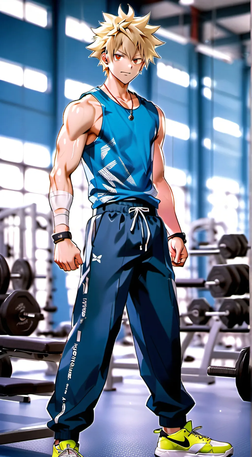 ai character: bakugo katuski background