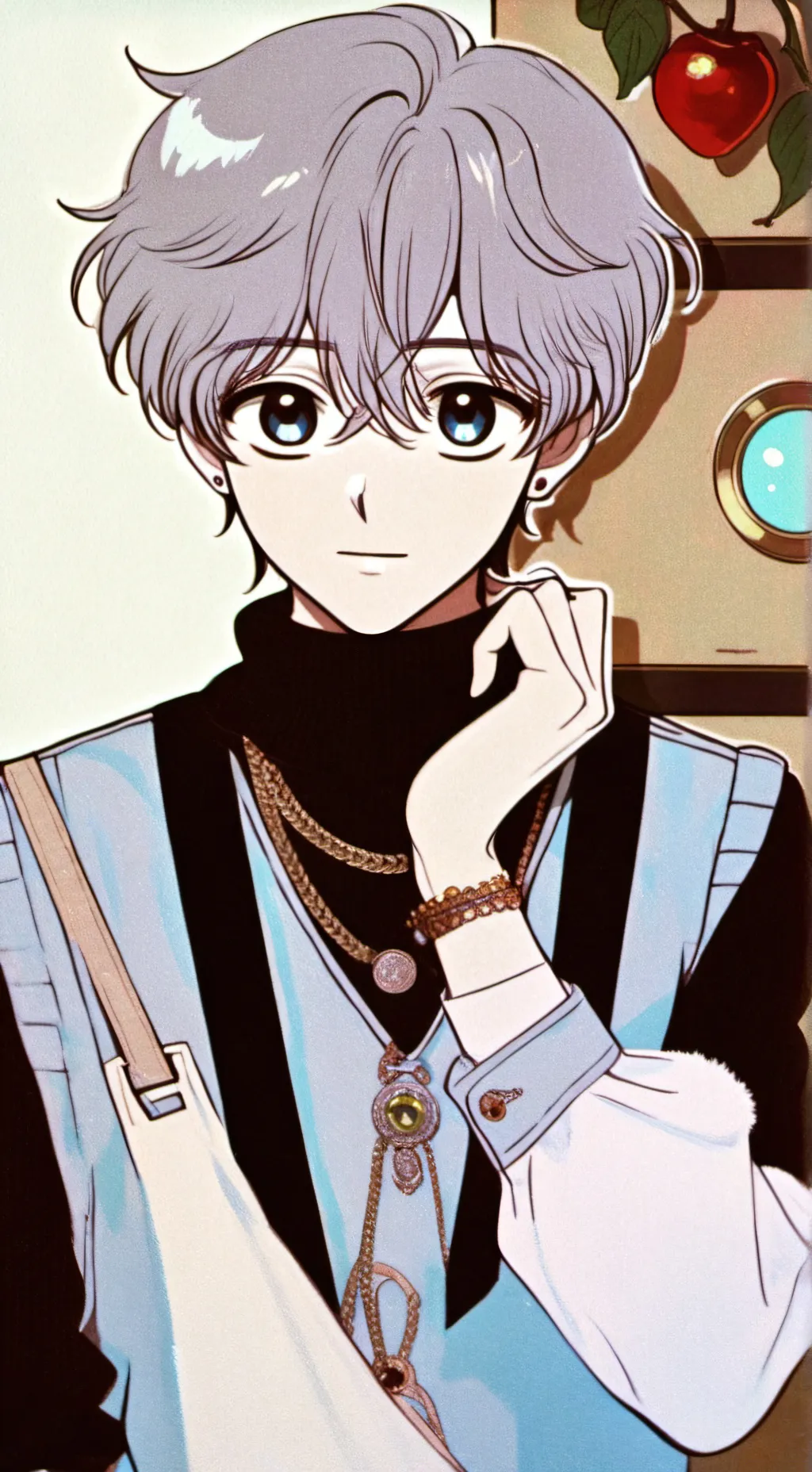 ai character: ~ - leo - ~ background