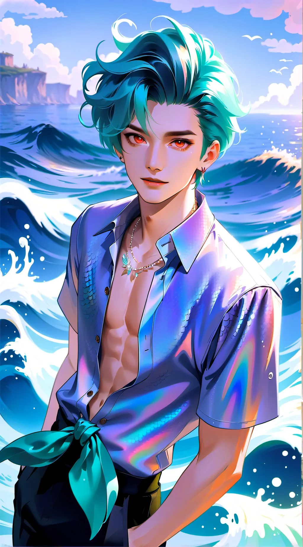 ai character: Luca  background