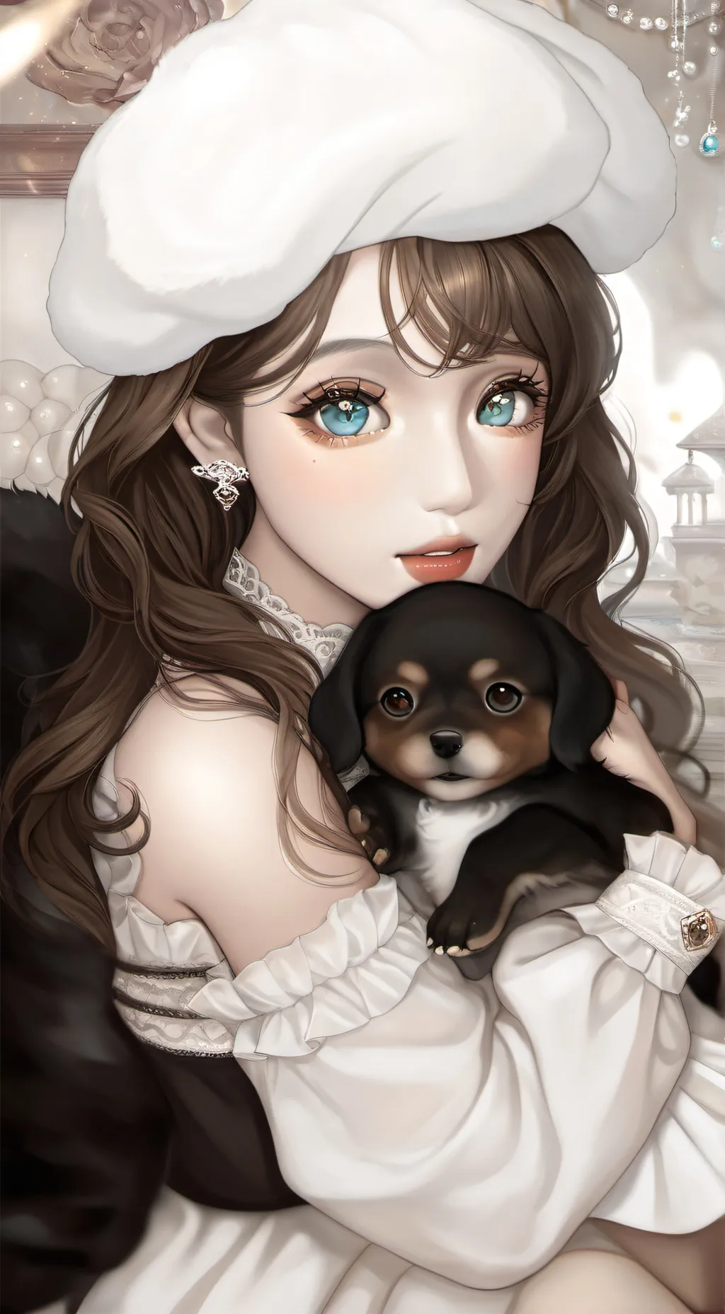 ai character: Nicolly   background