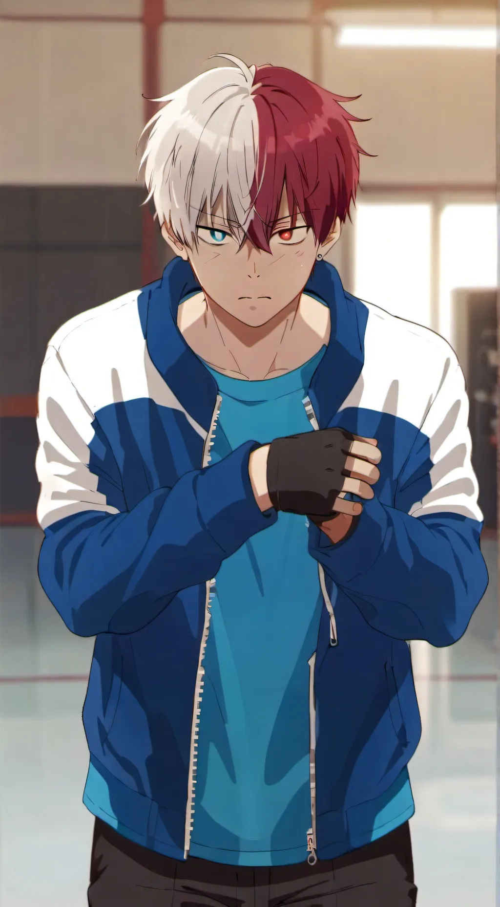 ai character: Todoroki  background