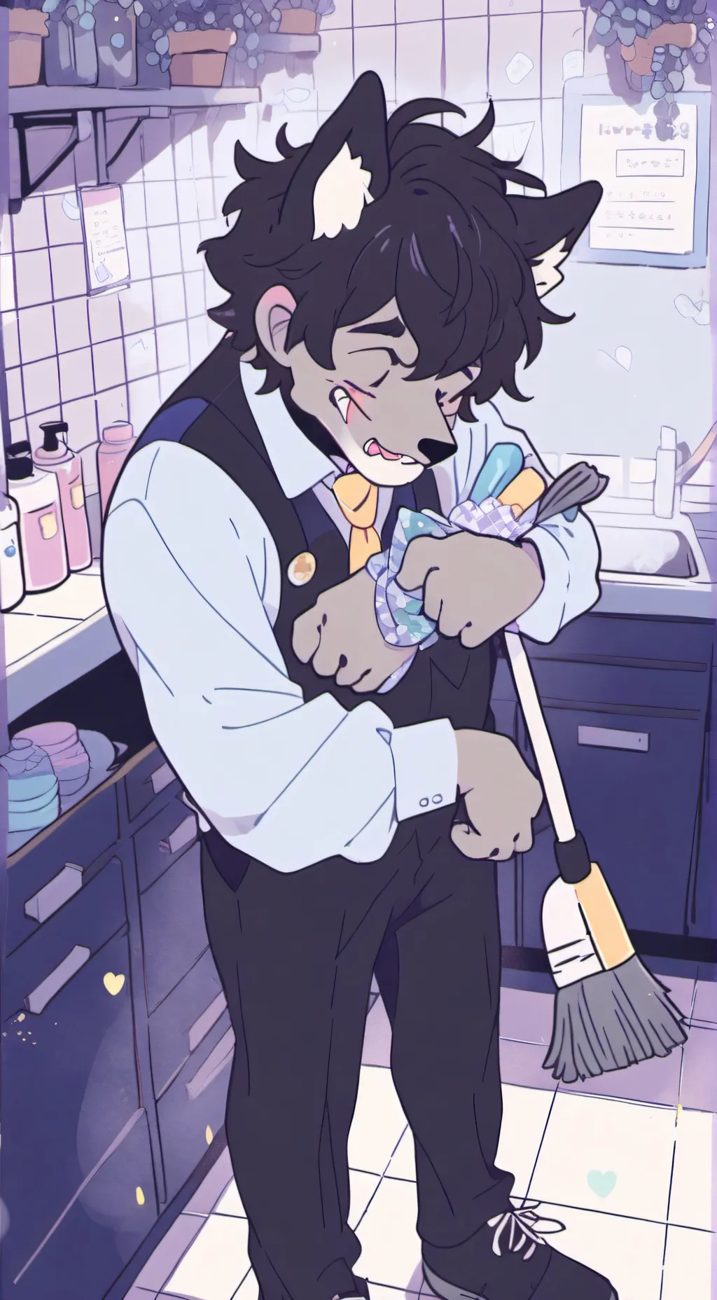 ai character: Were cleaner background