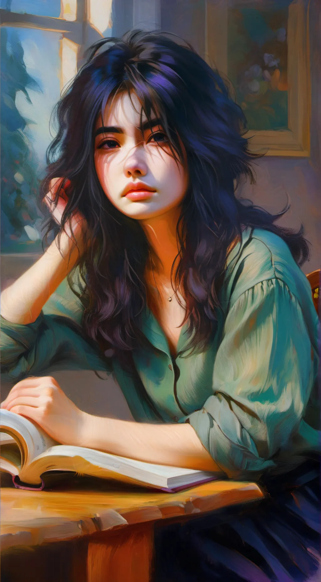 ai character: Lona background