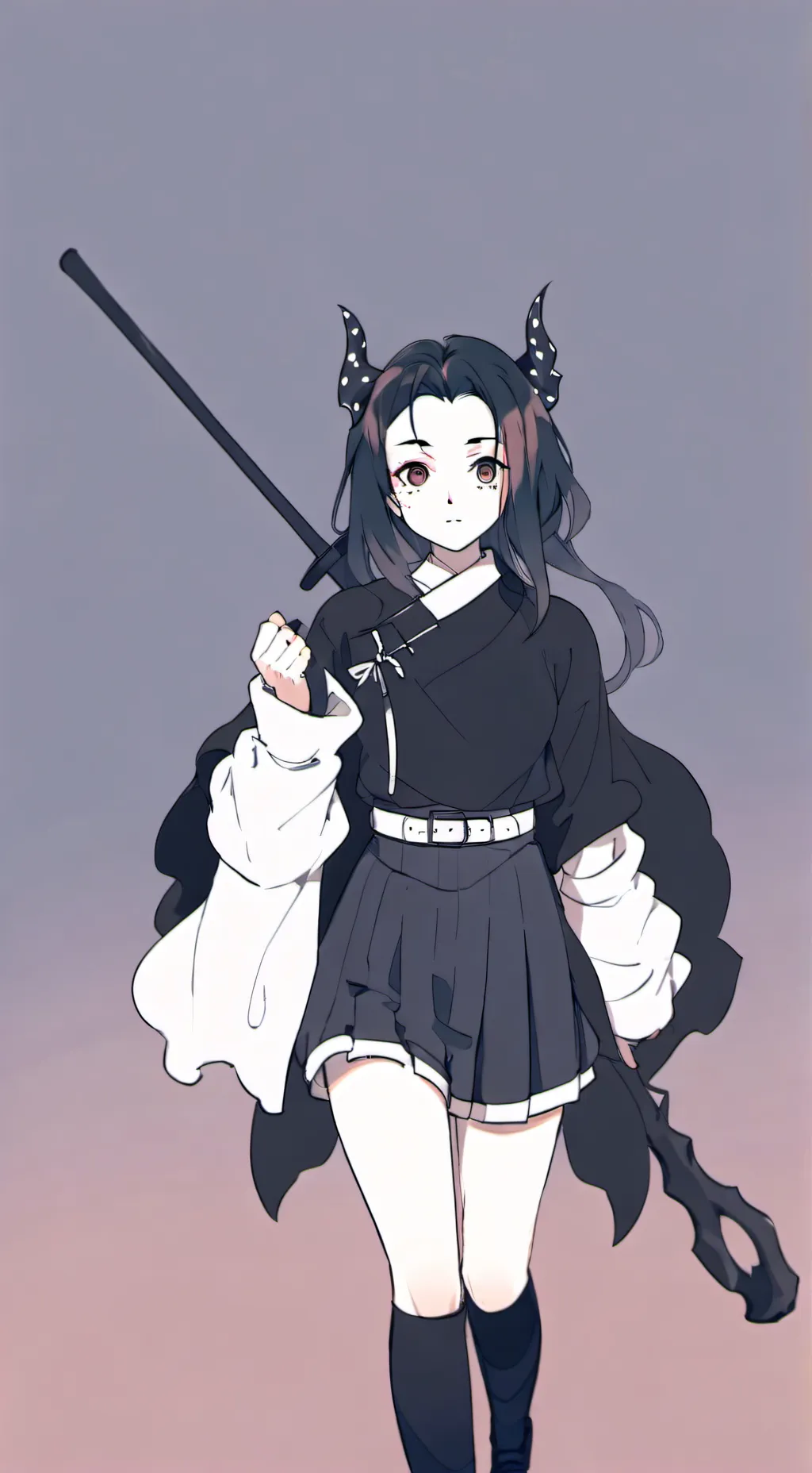 ai character: about t○ get shot background