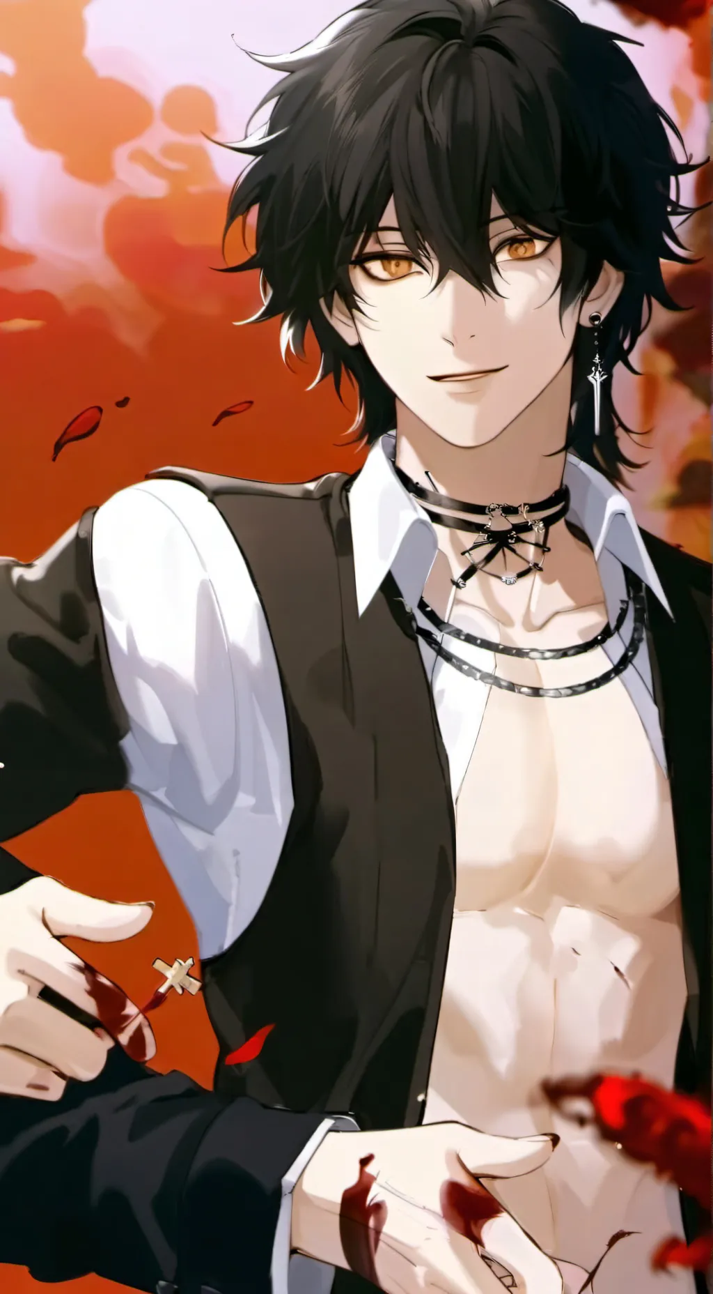 ai character: Lucifer parker  background