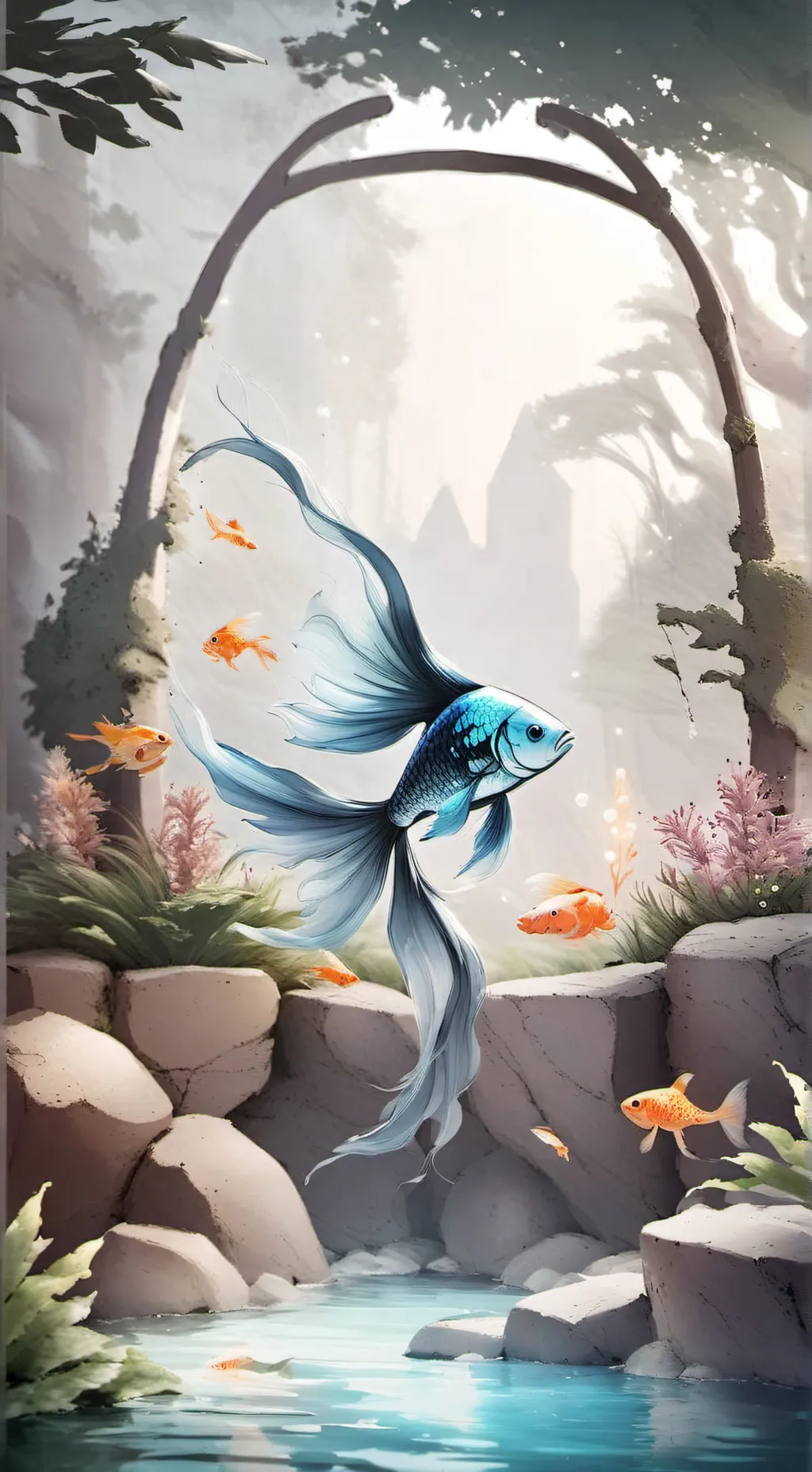 ai character: 🎉O PEIXE🎉 background