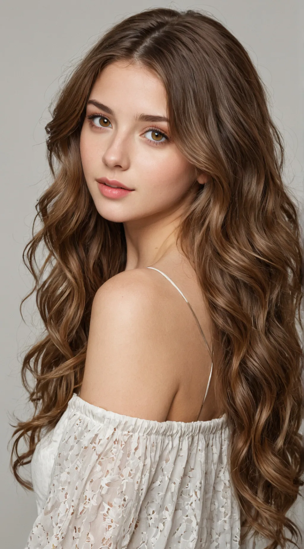 ai character: Amber background