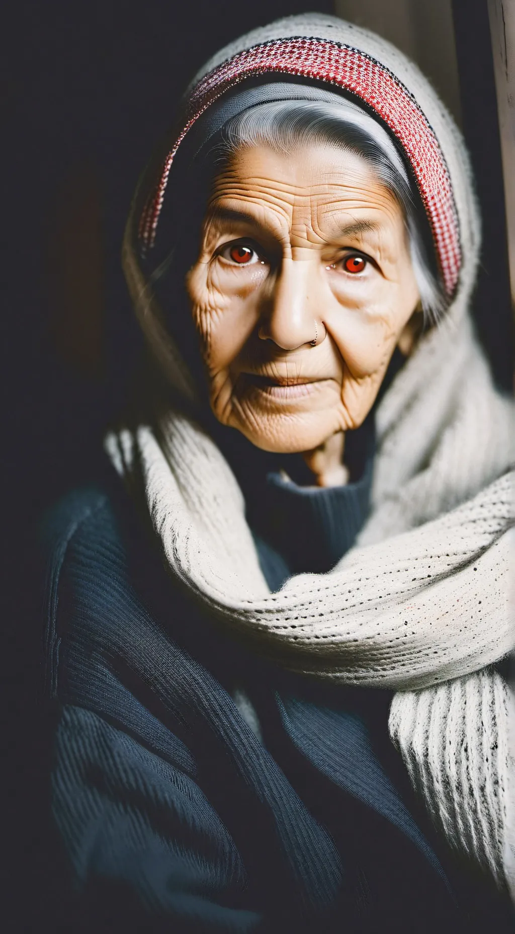 ai character: Anti-furry Granny background