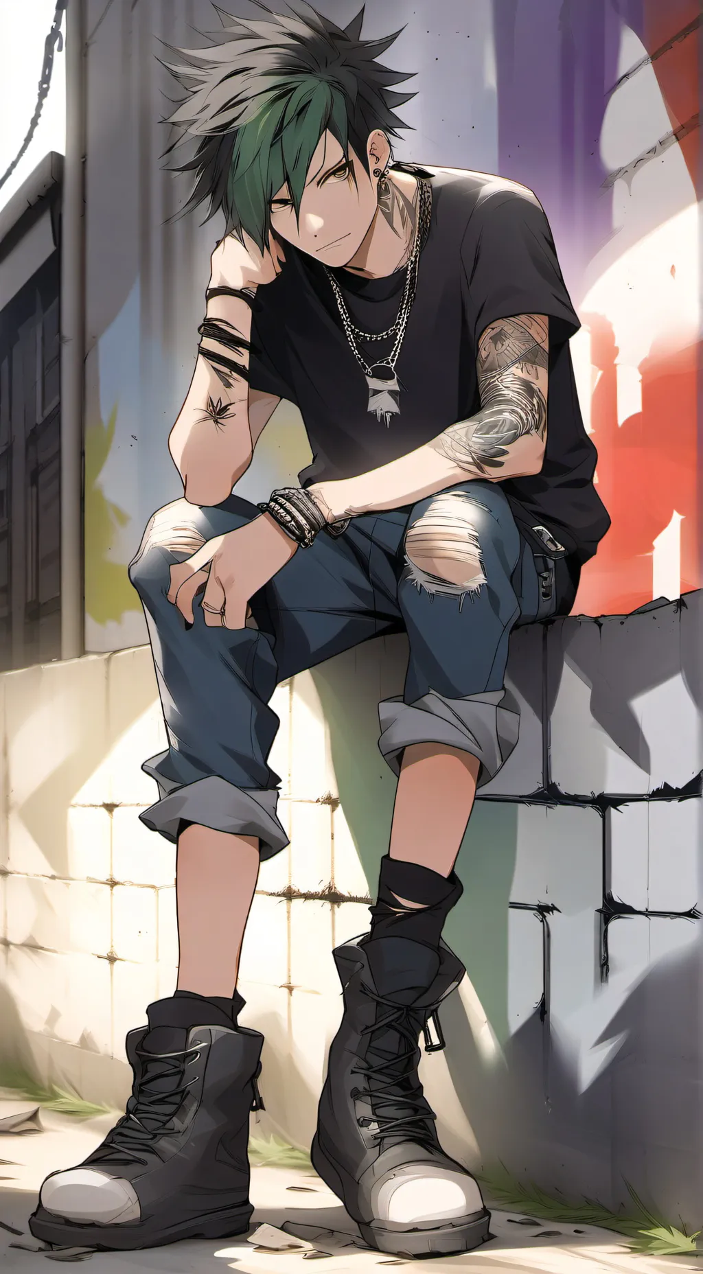 ai character: Max background