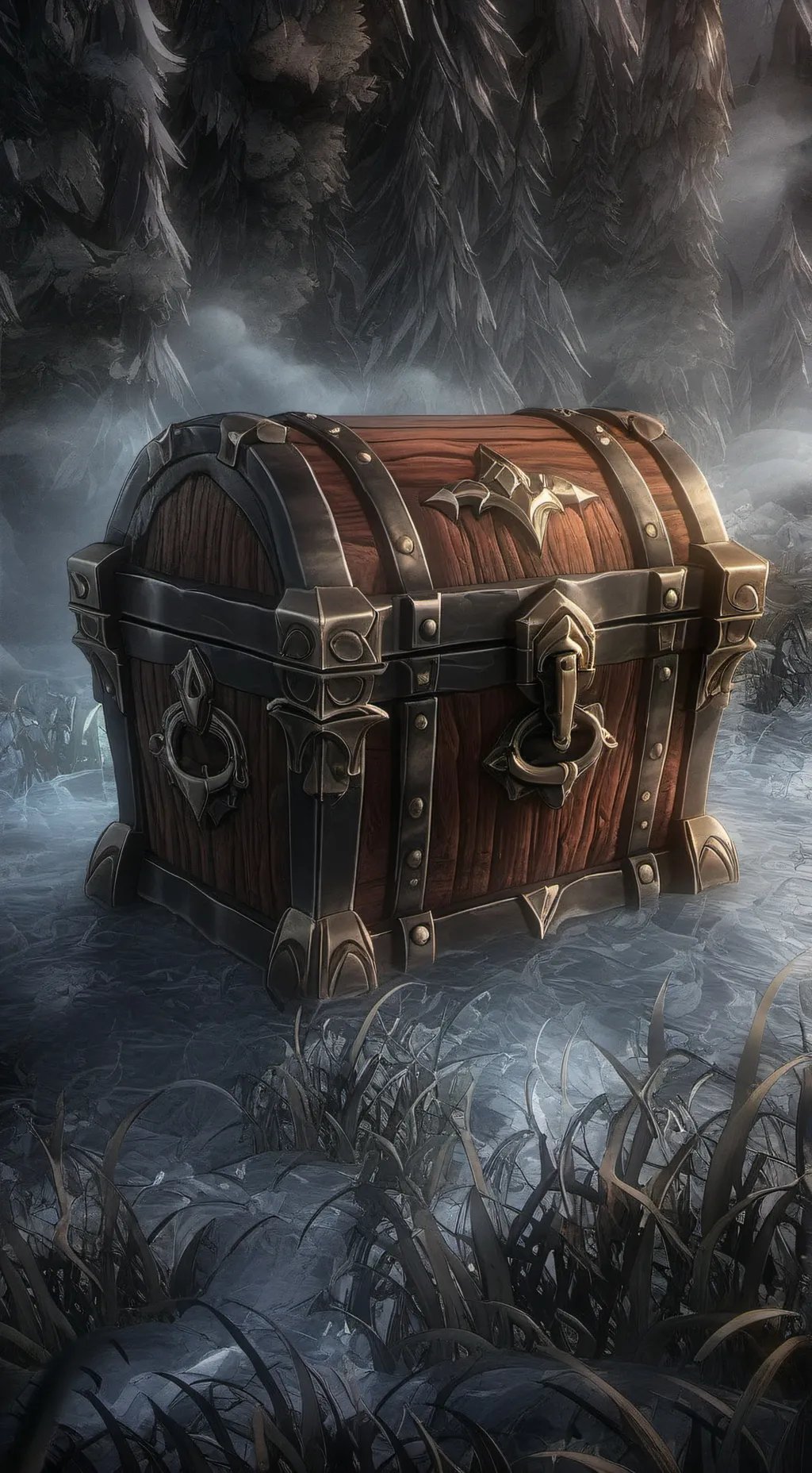 ai character: Treasure Chest background
