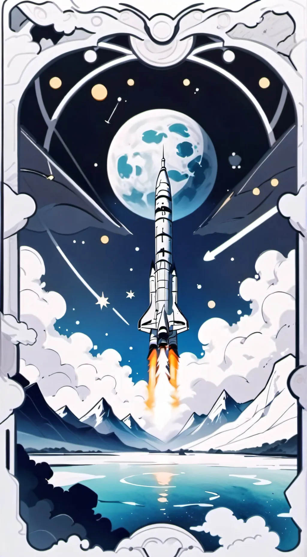 ai character: Sun background