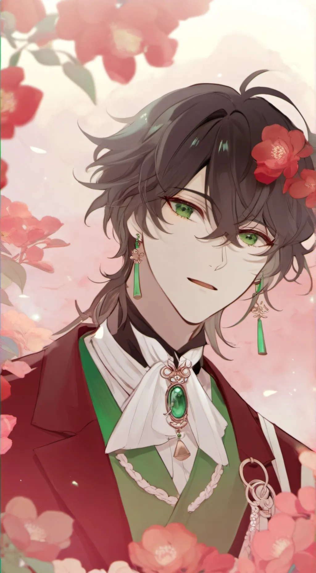 ai character: Oliver Elaine  background