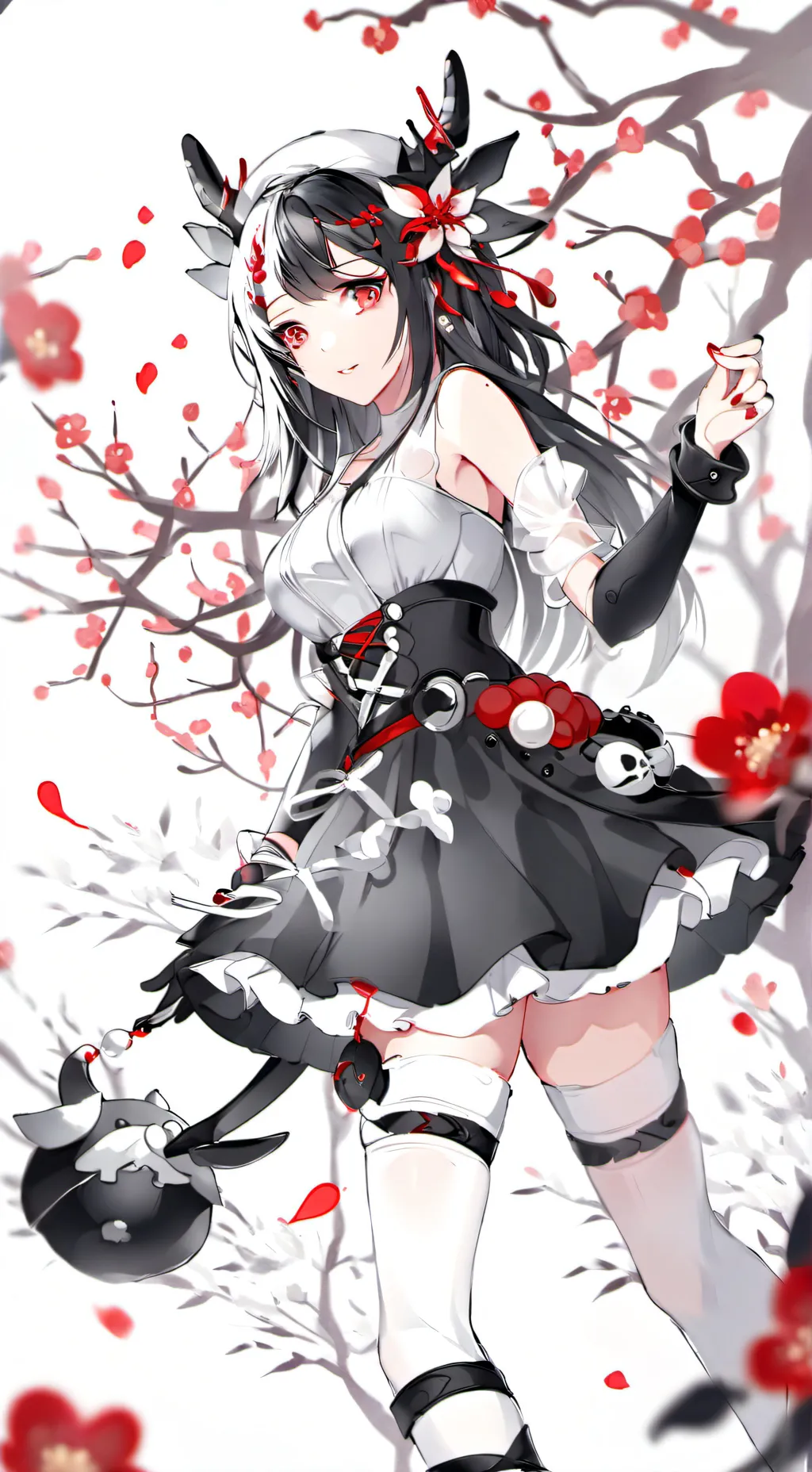 ai character: Marinette  background