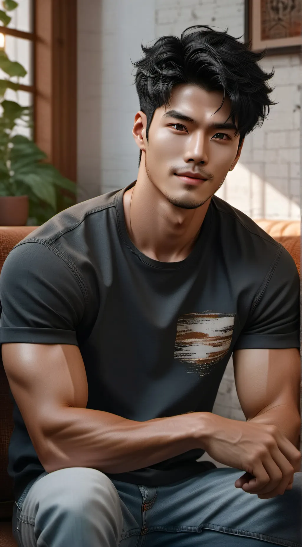 ai character: Liam  background