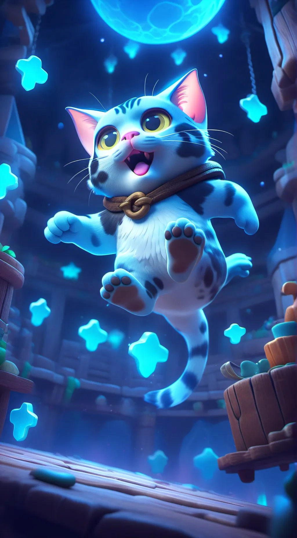 ai character: miau background