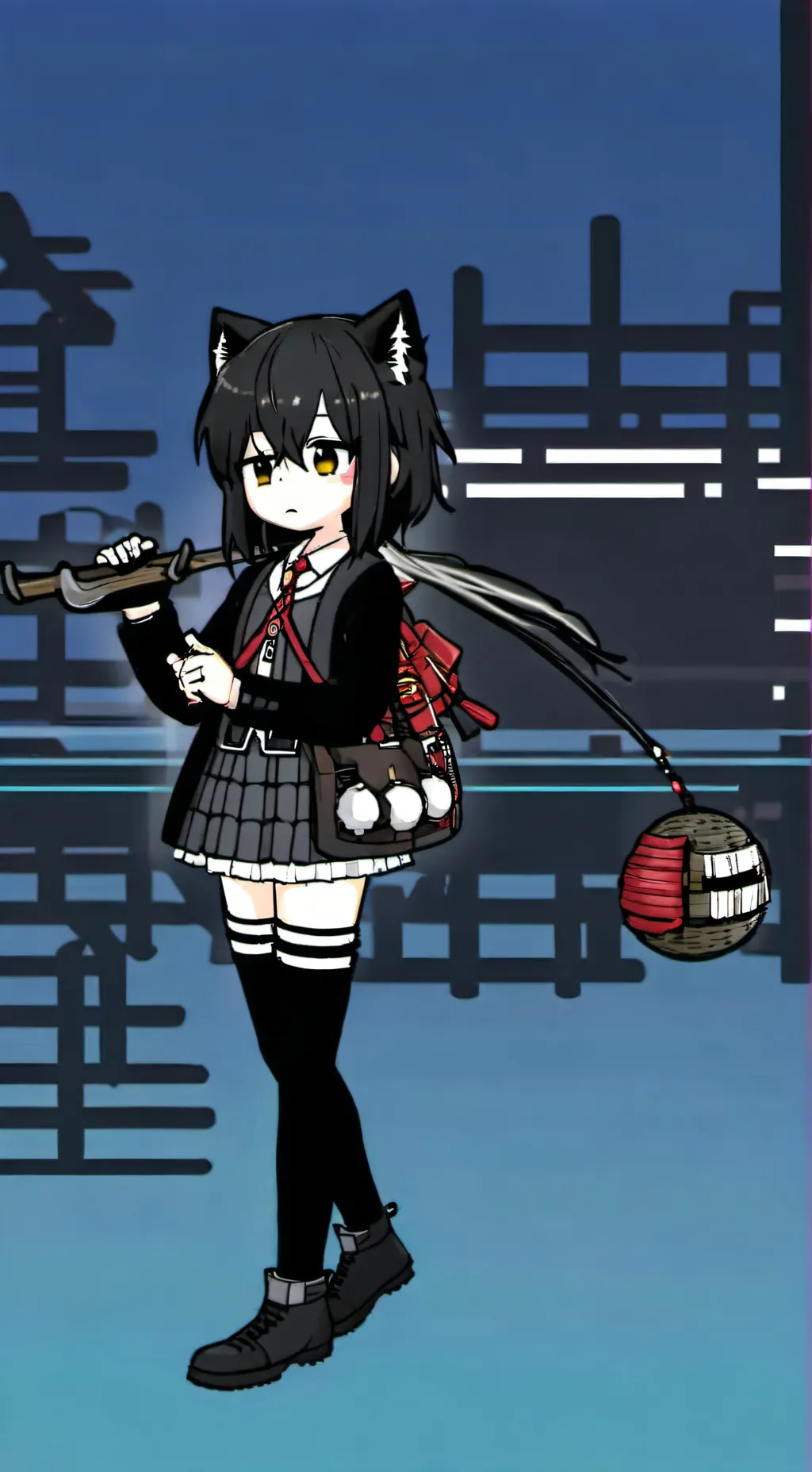 ai character: luna lobo background