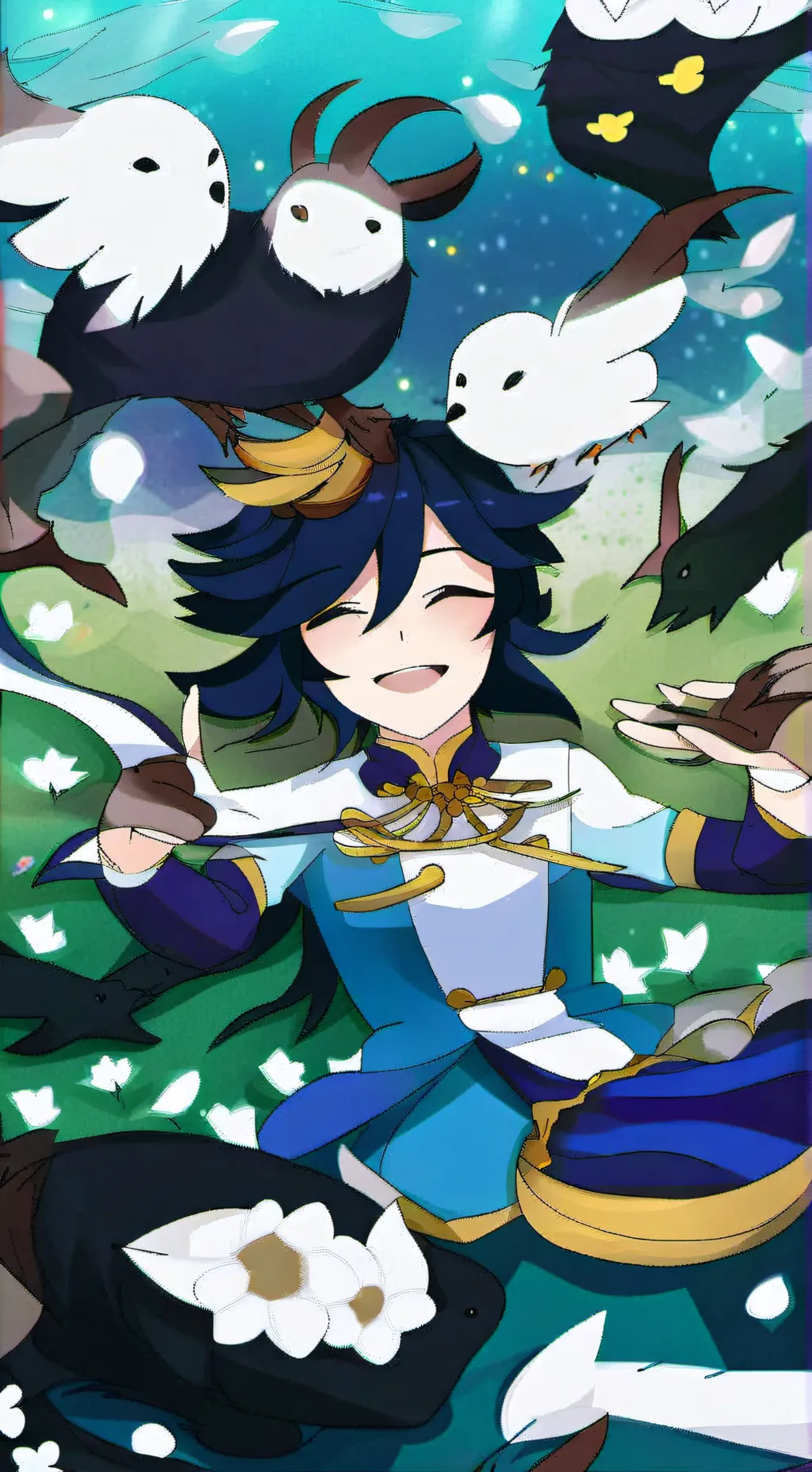 ai character: °•~Venti~•° background