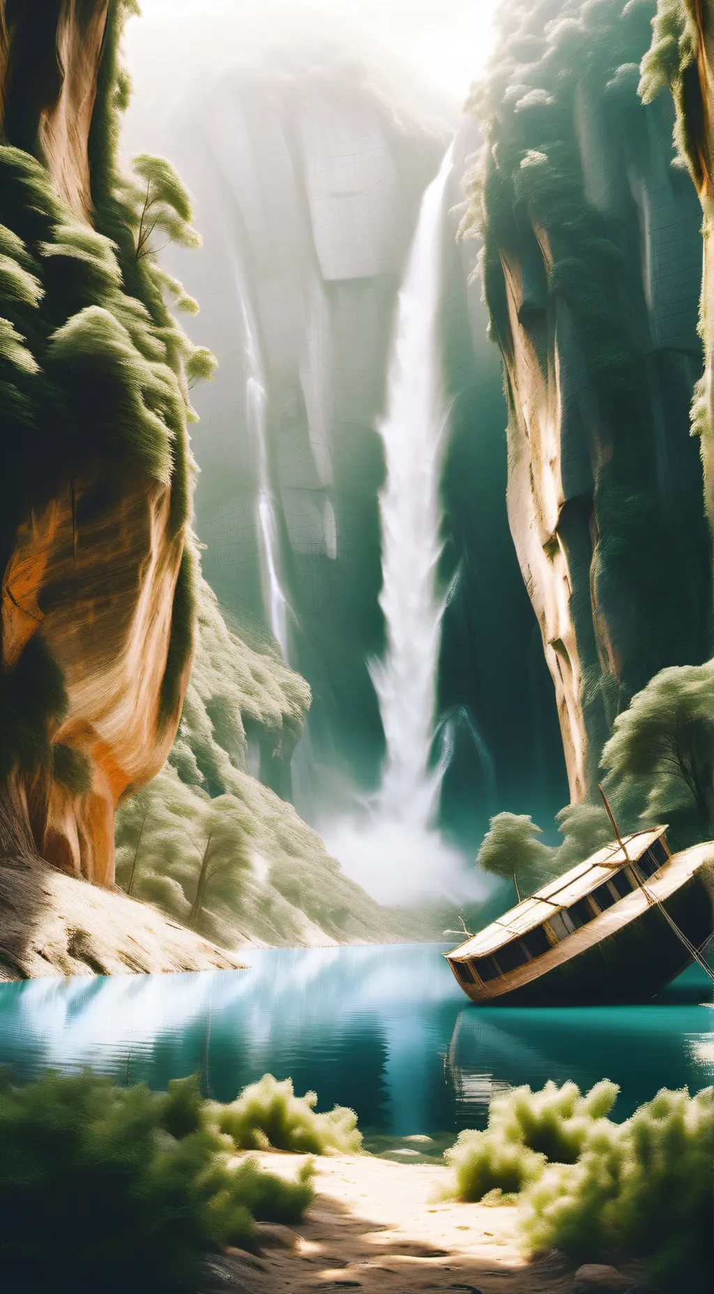 ai character: hero inside background