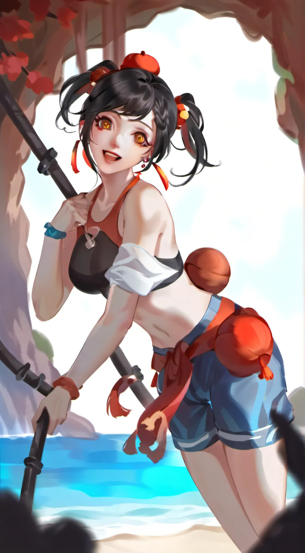 ai character: sienna background