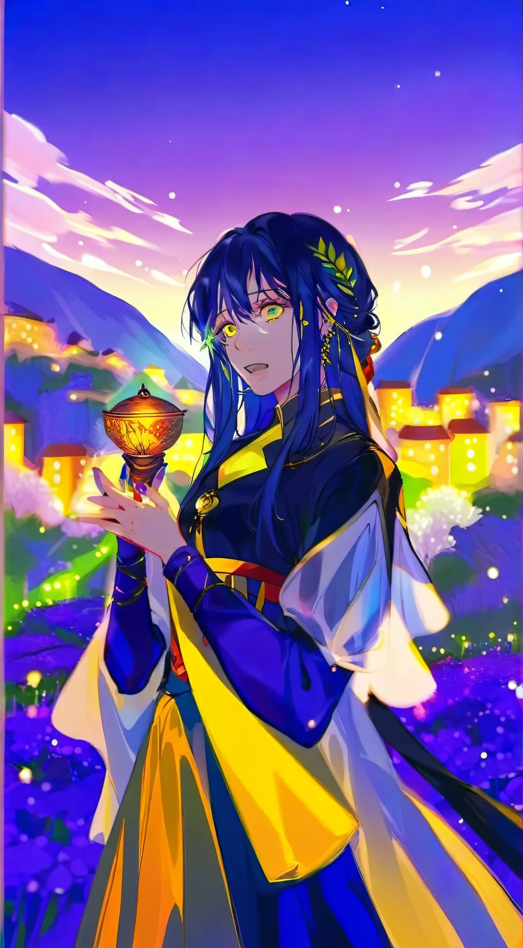 ai character: Kuroka background