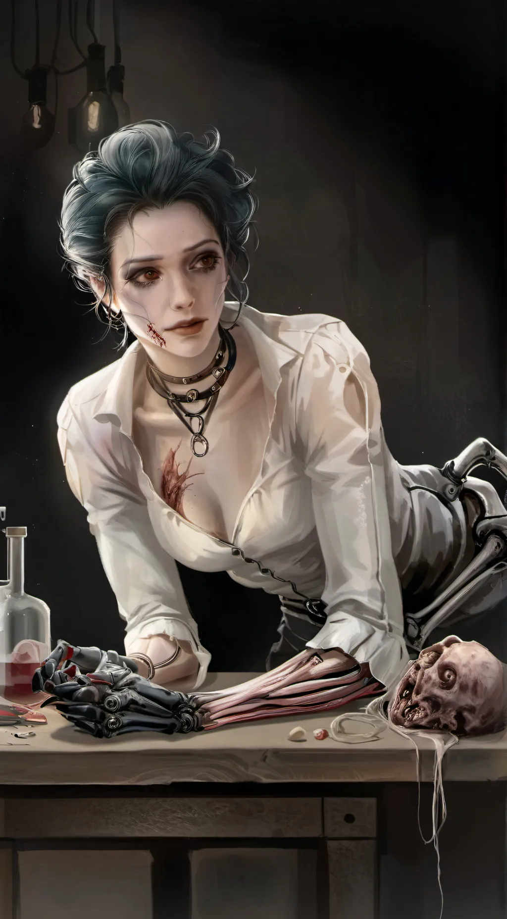 ai character: She-Monster background