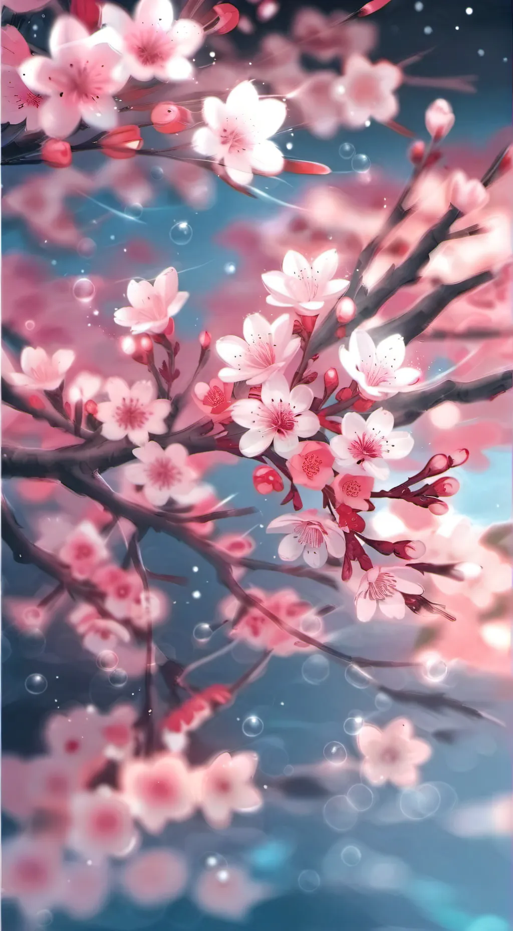 ai character: spring uppermoons background