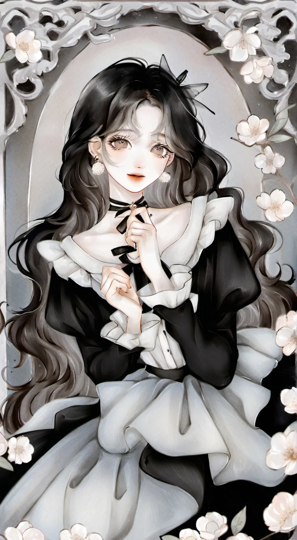 ai character: Akaze  ~wlw~ background