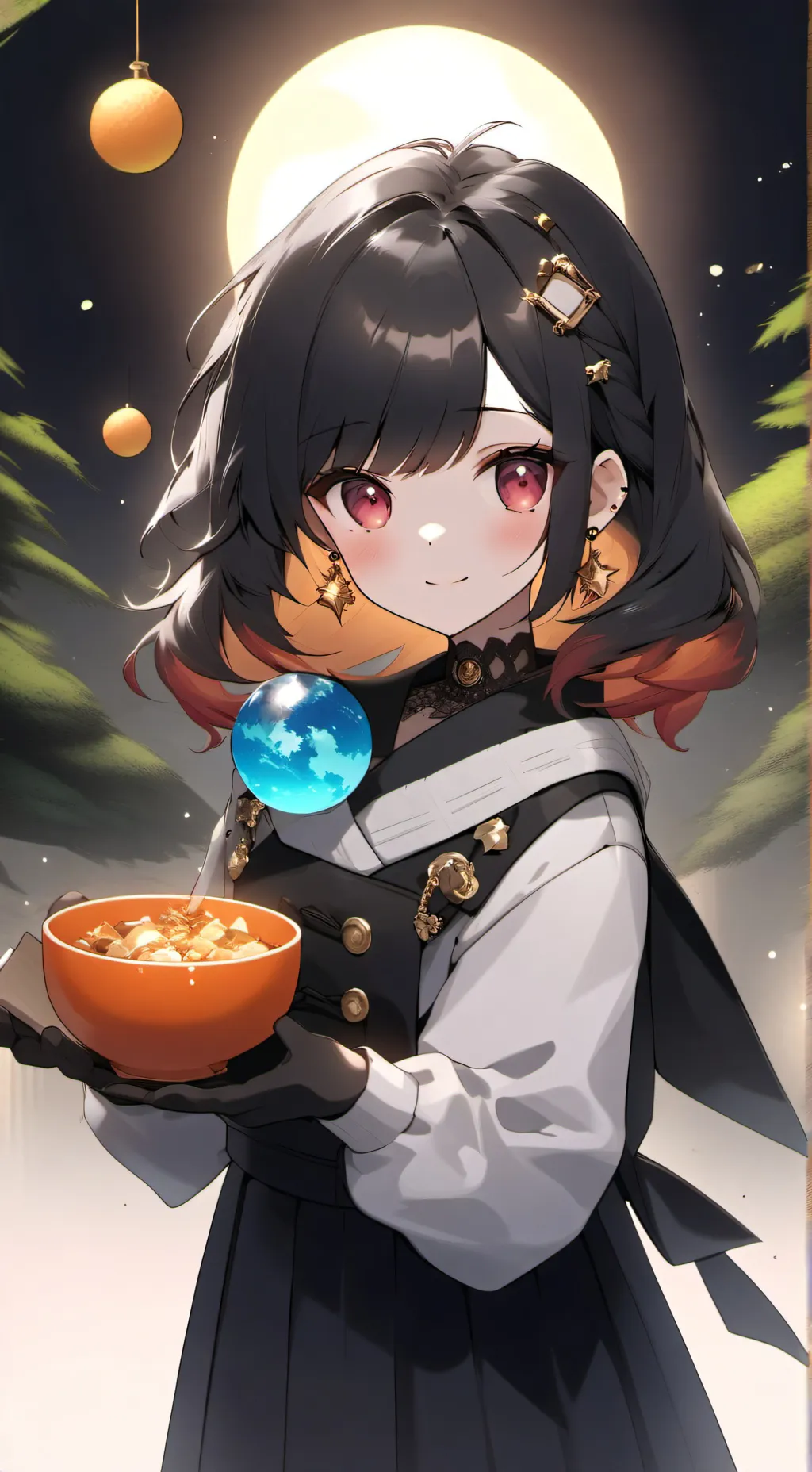 ai character: solarball human background