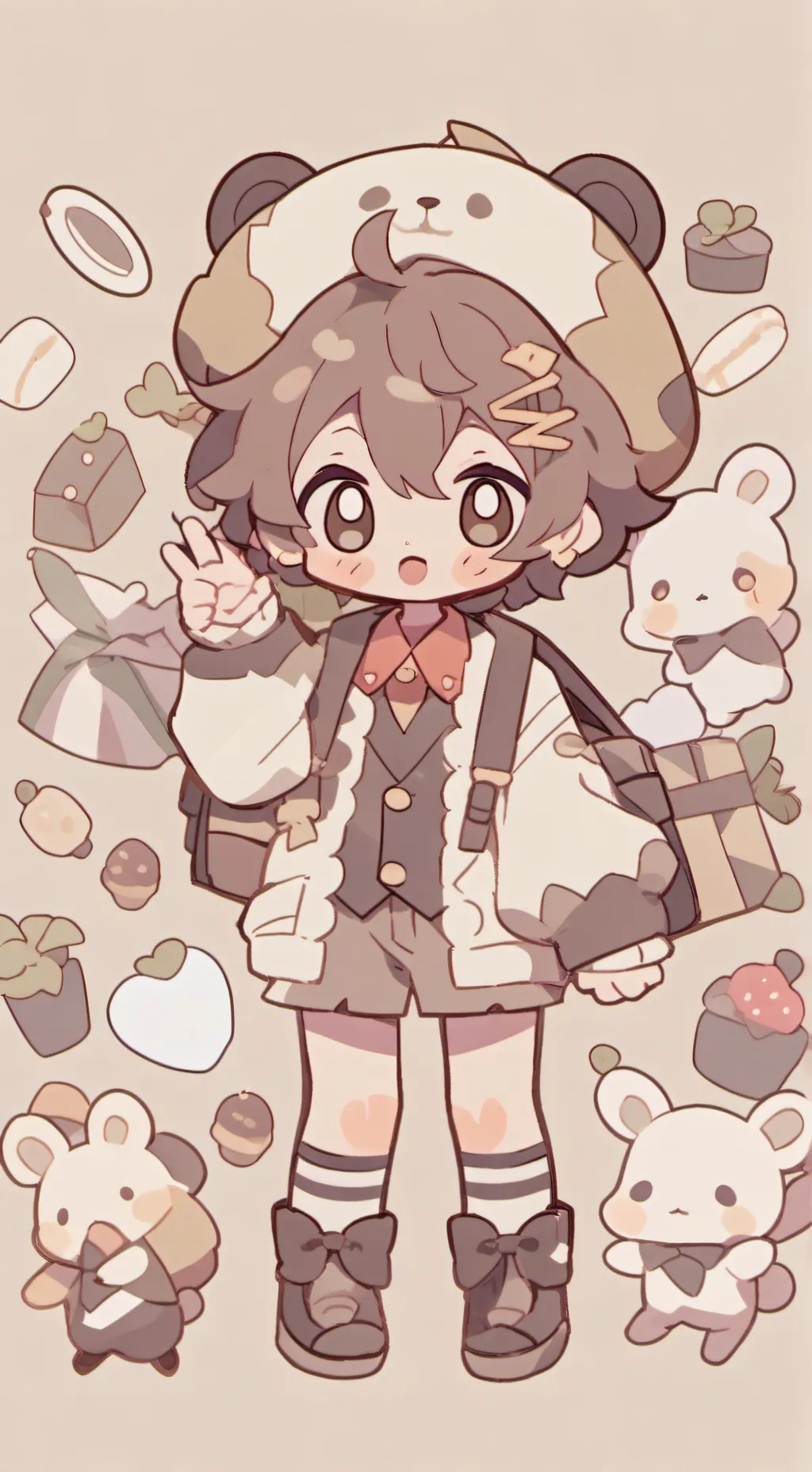 ai character: GLAY y sus amigos  background