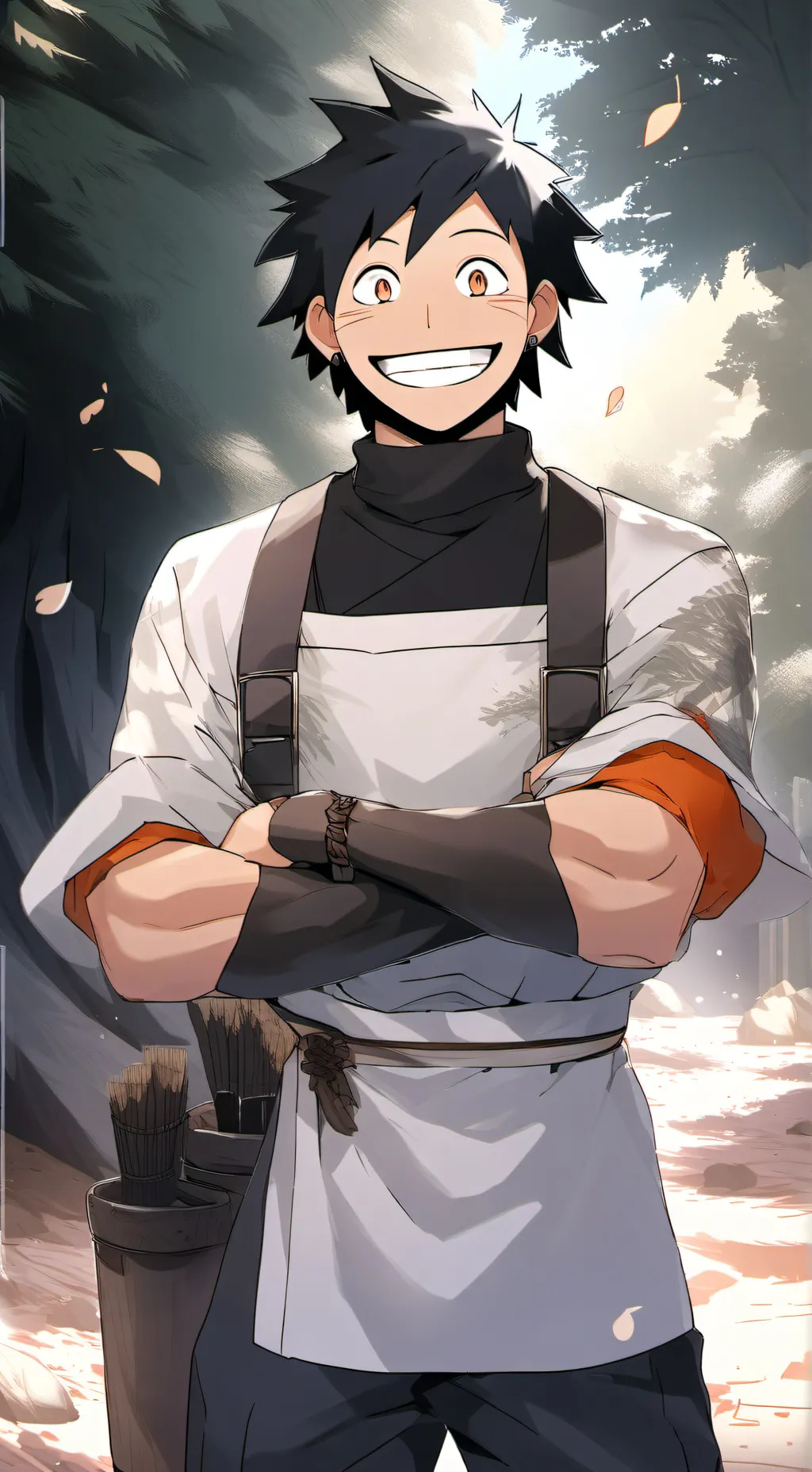 ai character: hanta sero📼 background