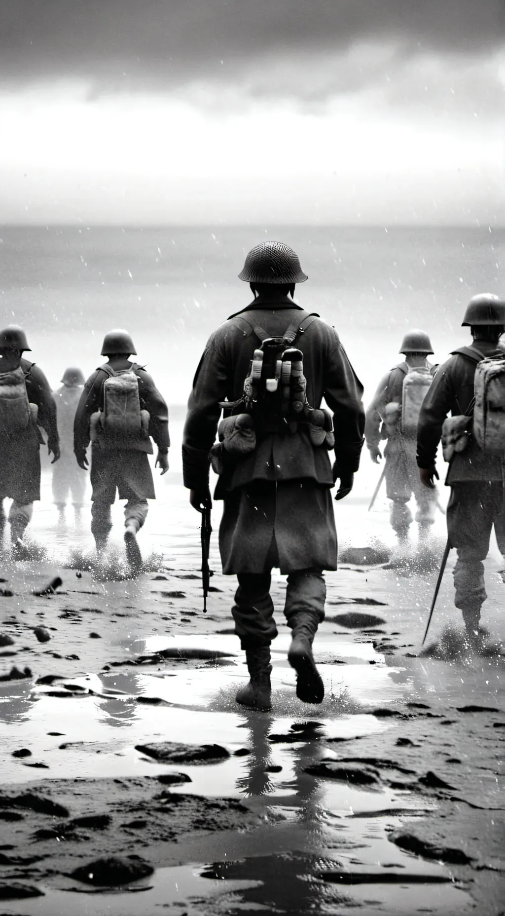 ai character: D-Day background