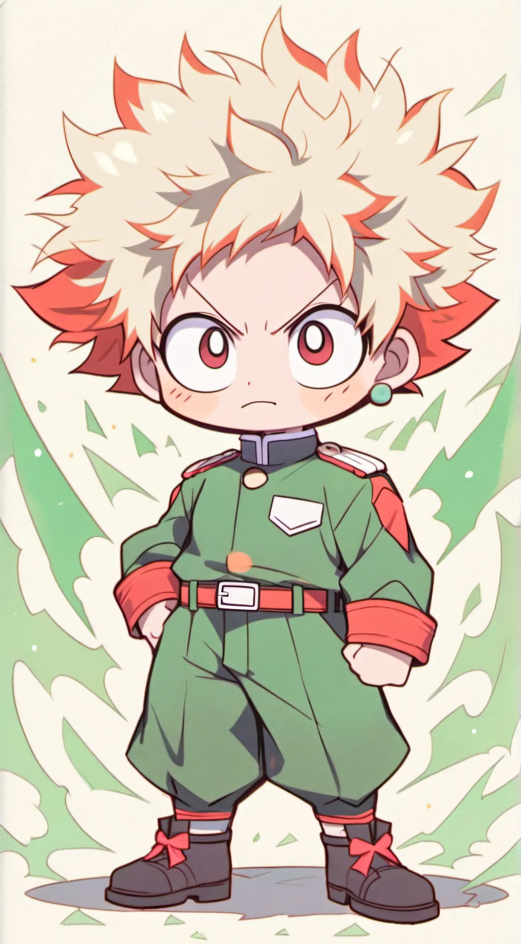 ai character: Bakugo's birthday background