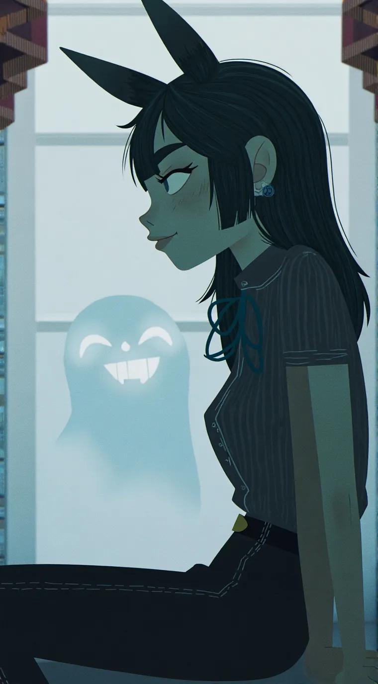 ai character: ᗰIՏՏ ᑕIᖇᑕᒪᗴ, background