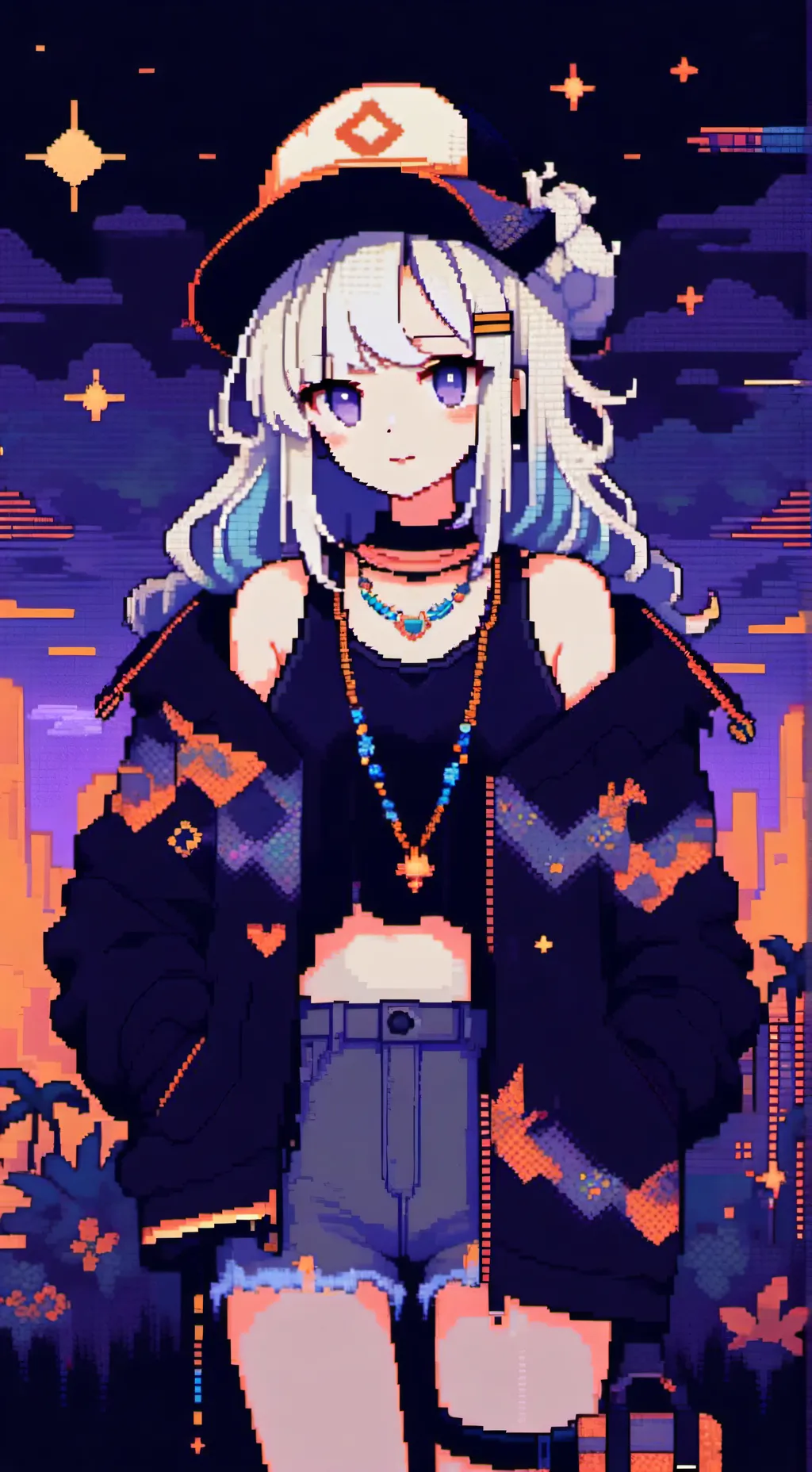 ai character: puchaina  background